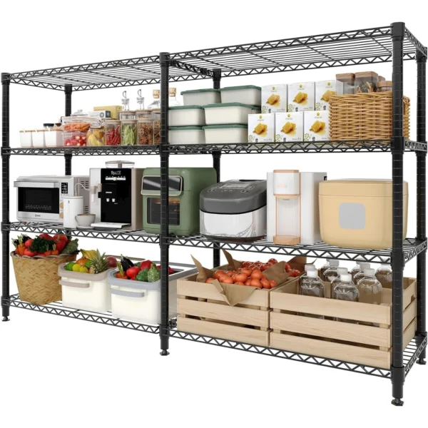 Heavy Duty 4-Tier Storage Shelves