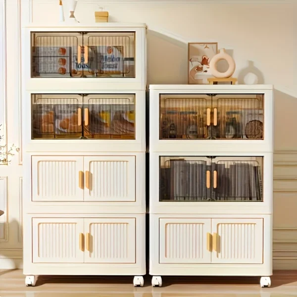 Oversized 3-5 Tier Foldable Storage with Wheels