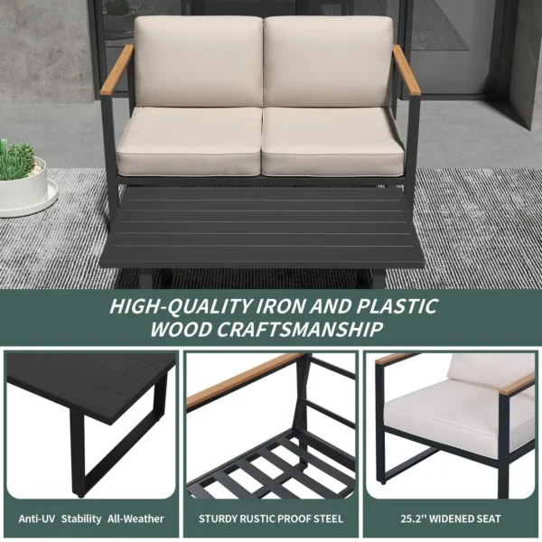 4-Piece Outdoor Patio Set